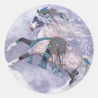 Cloud Dancer Stickers Runt Klistermärke