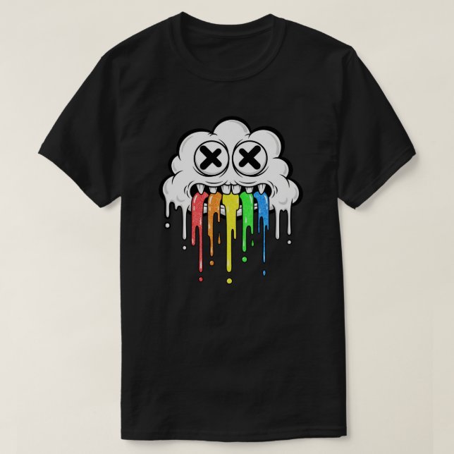 Cloud Dark T-Shirt (Design framsida)