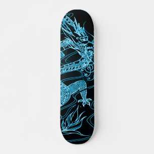 Cloud Dragon Inslag Anpassningsbar Pro Park Board Old School Skateboard Bräda 18 Cm