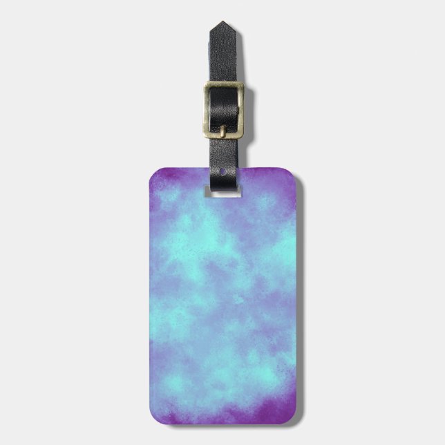 Cloud Effect lila Storm Luggage Tag Bagagebricka (Vertikal Framsida)
