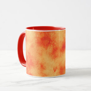 Cloud Effect-Orange Mugg