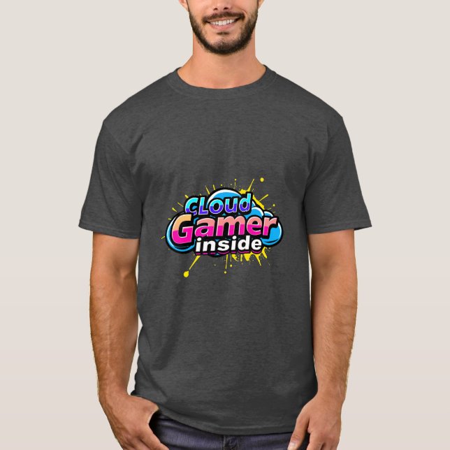 Cloud gamers inside  t shirt (Framsida)