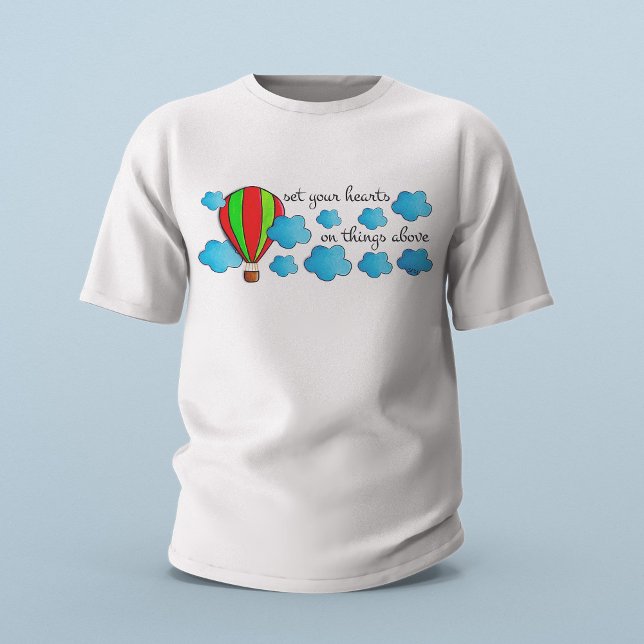 Cloud-High Journey med Bible Verse T-Shirt (Skapare uppladdad)