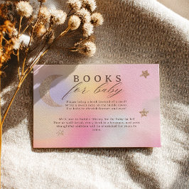 Cloud Holographic Heaven Books for Baby Shower Tilläggskort