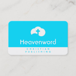 Cloud Kor (vit) Visitkort