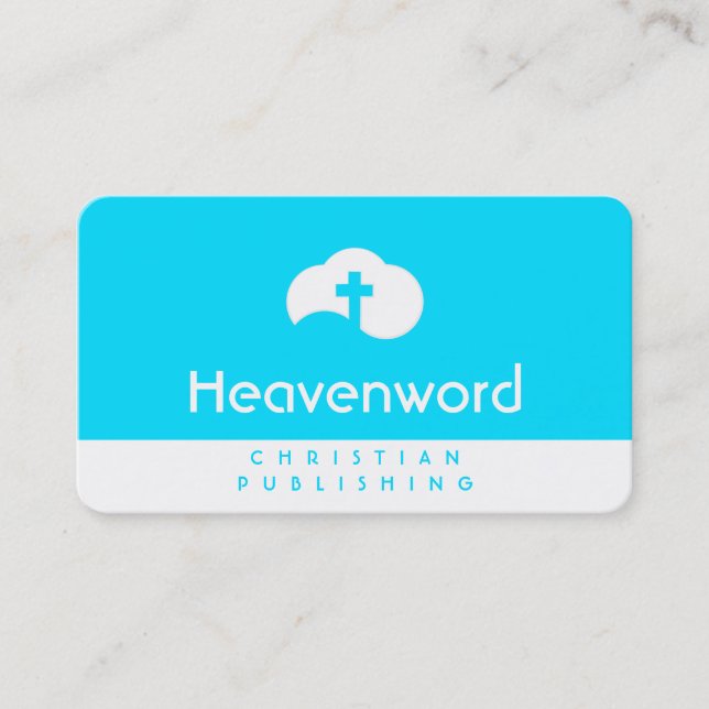 Cloud Kor (vit) Visitkort (Framsida)