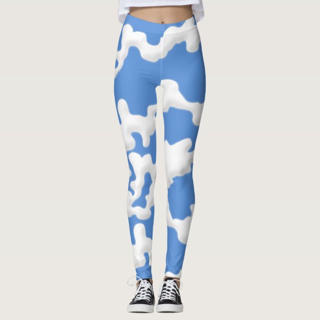 Cloud Linjer Leggings (Framsida)