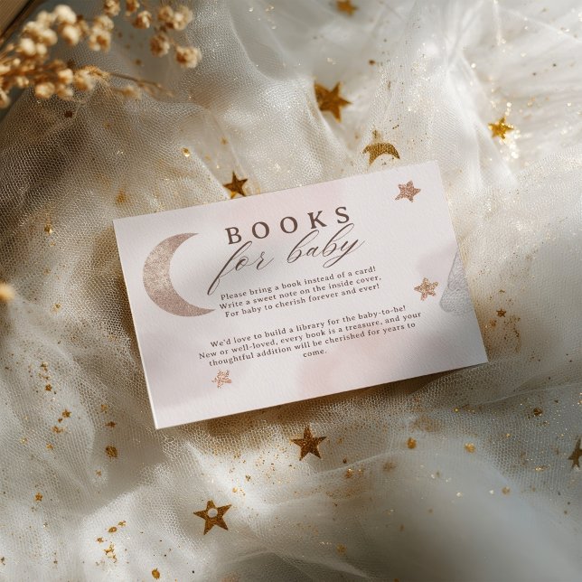 Cloud Little Biet från Heaven Bokar för Baby Showe Tilläggskort (Cloud Little Piece of Heaven Books for Baby Shower Enclosure Card)