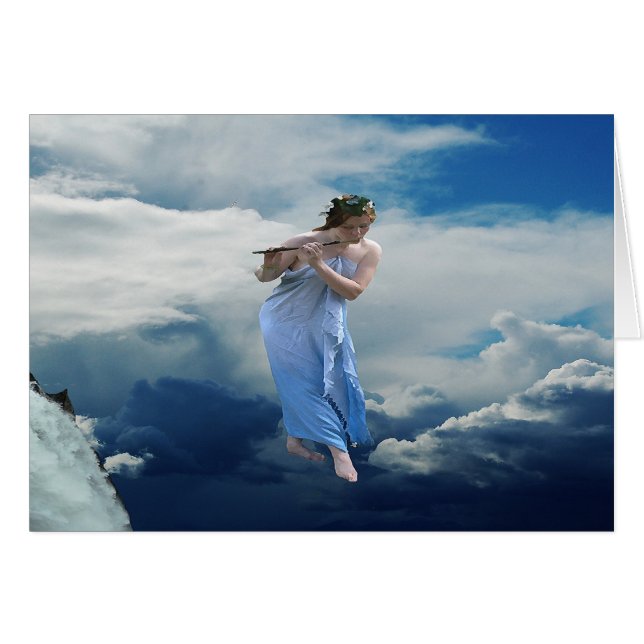 Cloud Magic Birthday Card Hälsningskort (Framsidan Horizontal)