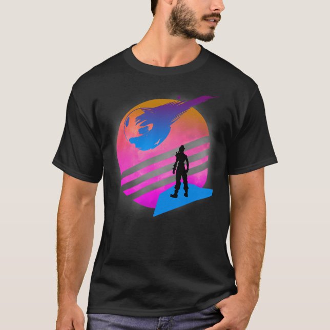 Cloud Meteor Ff7 T Shirt (Framsida)