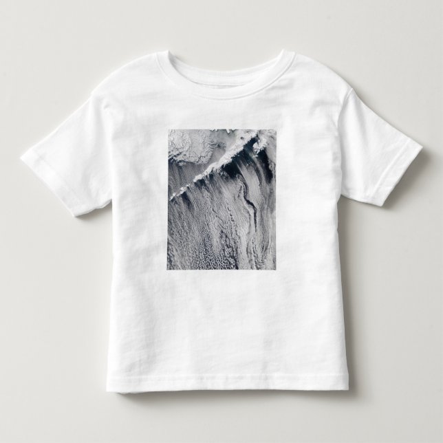 Cloud mönster synlig över Aleutian Island Tee Shirt (Framsida)