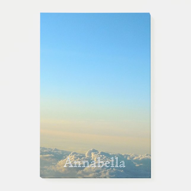 Cloud Mountains 4x6 Post-it Notes Block (Framsida)