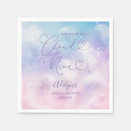 Cloud Niine Rosa och Lila Himlar Möhippa Pappersservett