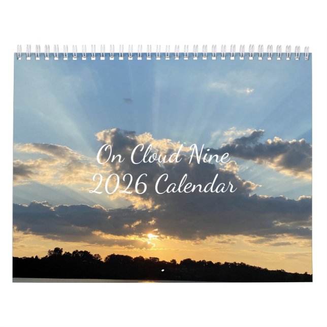 Cloud Nine 12-månaders 2026 Kalender (Omslag)