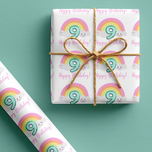Cloud Nine 9-årsdagspappersinslag Presentpapper