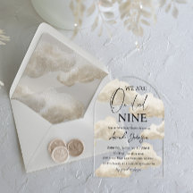 Cloud Nine Beige Gender Neutral Himmel Baby Shower