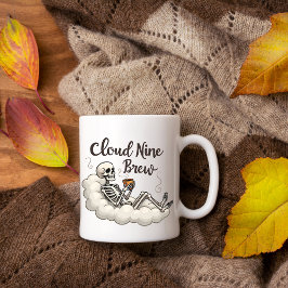 Cloud Nine Brew Skeleton Coffee Mugg