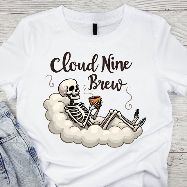 Cloud Nine Brew Skeleton T-Shirt (Skapare uppladdad)