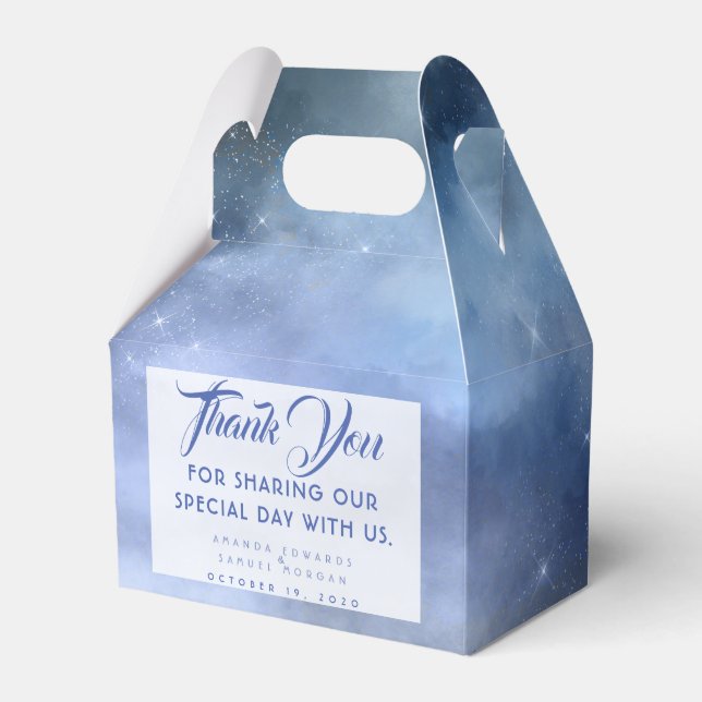 Cloud Nine Bröllop Presentaskar (Framsidan Sidan)