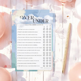 Cloud Nine Dreamy över under Pastel Guessing Game