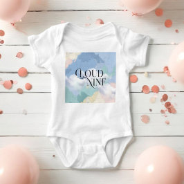 Cloud Nine Elegant Pastel Baby Shower T Shirt