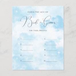 Cloud Nine Gissa åldern på Bride och Groom Game