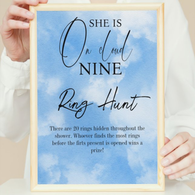 Cloud Nine Himlar Blue Möhippa Ring Hunt Game Poster (Skapare uppladdad)