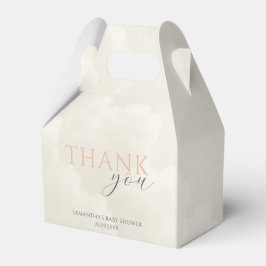 Cloud Nine Modern Baby Shower Tack Kort Presentaskar