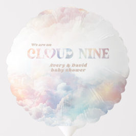 Cloud Nine Rainbow fluffy Cloud-molnet Baby Shower