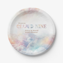 Cloud Nine Rainbow fluffy Cloud-molnet Baby Shower