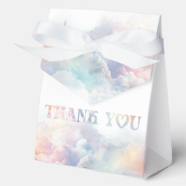 Cloud Nine Rainbow fluffy Cloud-molnet Baby Shower Presentaskar