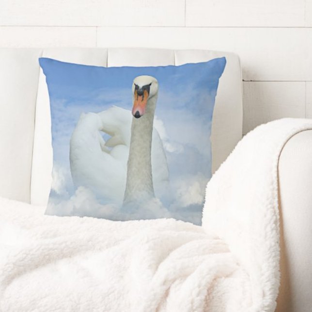 Cloud Nine Svan Art Dream Pillow Kudde (Skapare uppladdad)