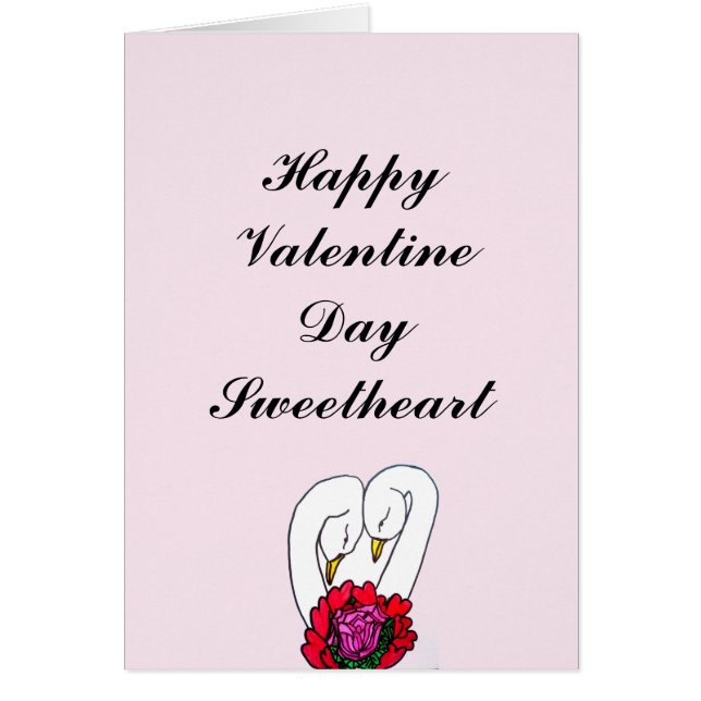 CLOUD NINE VALENTINE-kort Hälsningskort (Framsidan)