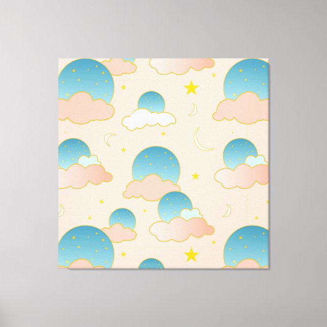 Cloud Nine Vibes Canvastryck (Framsida)