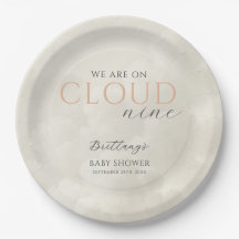 Cloud Nine White Clouds Baby Shower