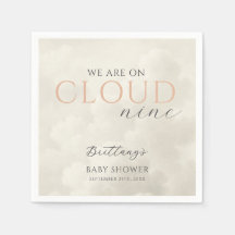 Cloud Nine White Clouds Baby Shower