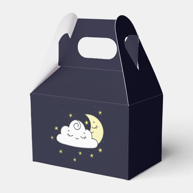 Cloud och Måne Presentaskar (Framsidan Sidan)