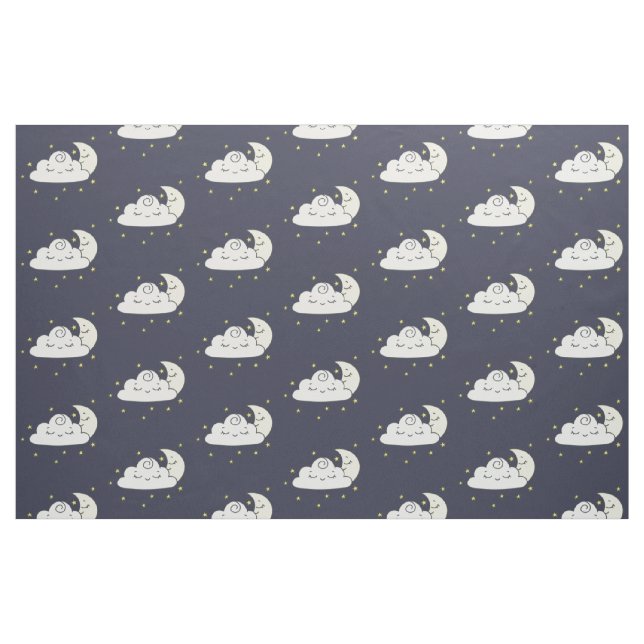 Cloud och Måne Tyg (Fat Quarter)
