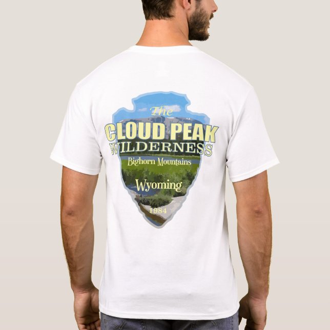Cloud Peak Wilderness (pilhuvud) T Shirt (Baksida)