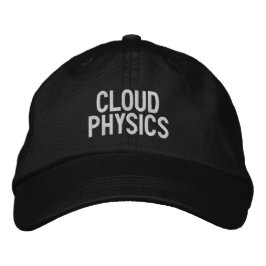 "Cloud Physics" är en broderad kap Keps