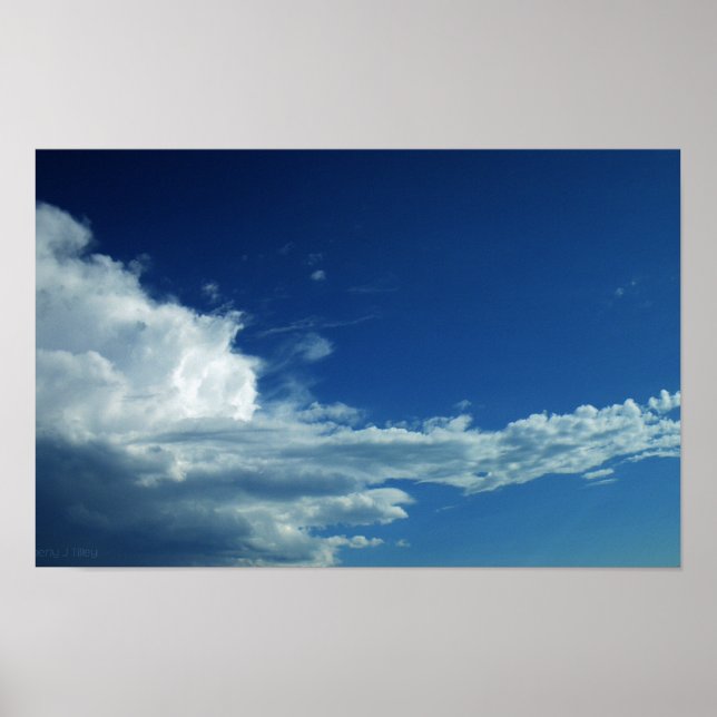 Cloud PO0136 Skriv ut Poster (Framsidan)