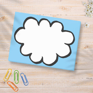 Cloud Post-it Block