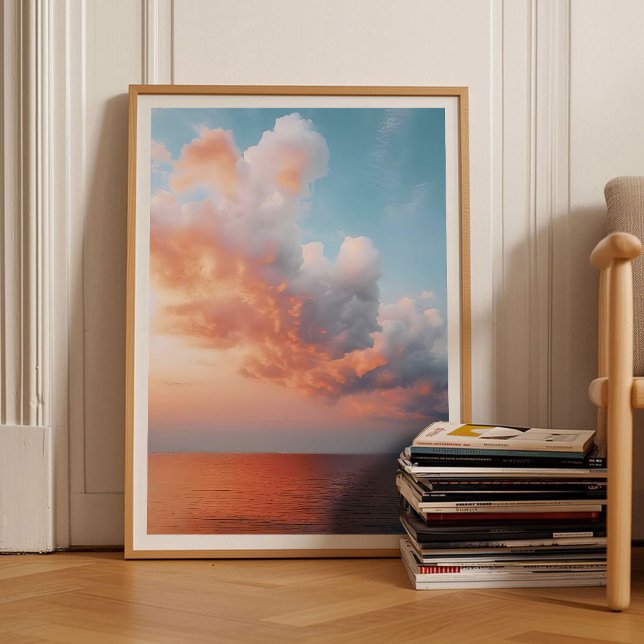 Cloud Print Cloud Poster Sky Print Moody Print Sun (Skapare uppladdad)