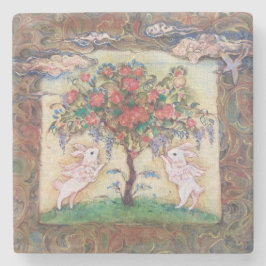 Cloud Rabbits & Tree of Life Stenunderlägg