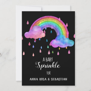 *~* Cloud Rain släpper Rainbow Sprinkle-inbjudan Inbjudningar