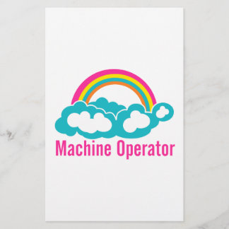 Cloud Rainbow Maskin operator Brevpapper