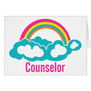 Cloud Rainbowrådgivare Hälsningskort