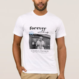 Cloud Raindros Heart Funeral Photo Memorial T Shirt