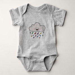 Cloud Rining Rainbow droppar T Shirt
