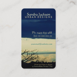 Cloud 'scapes Mood Affärskort Visitkort